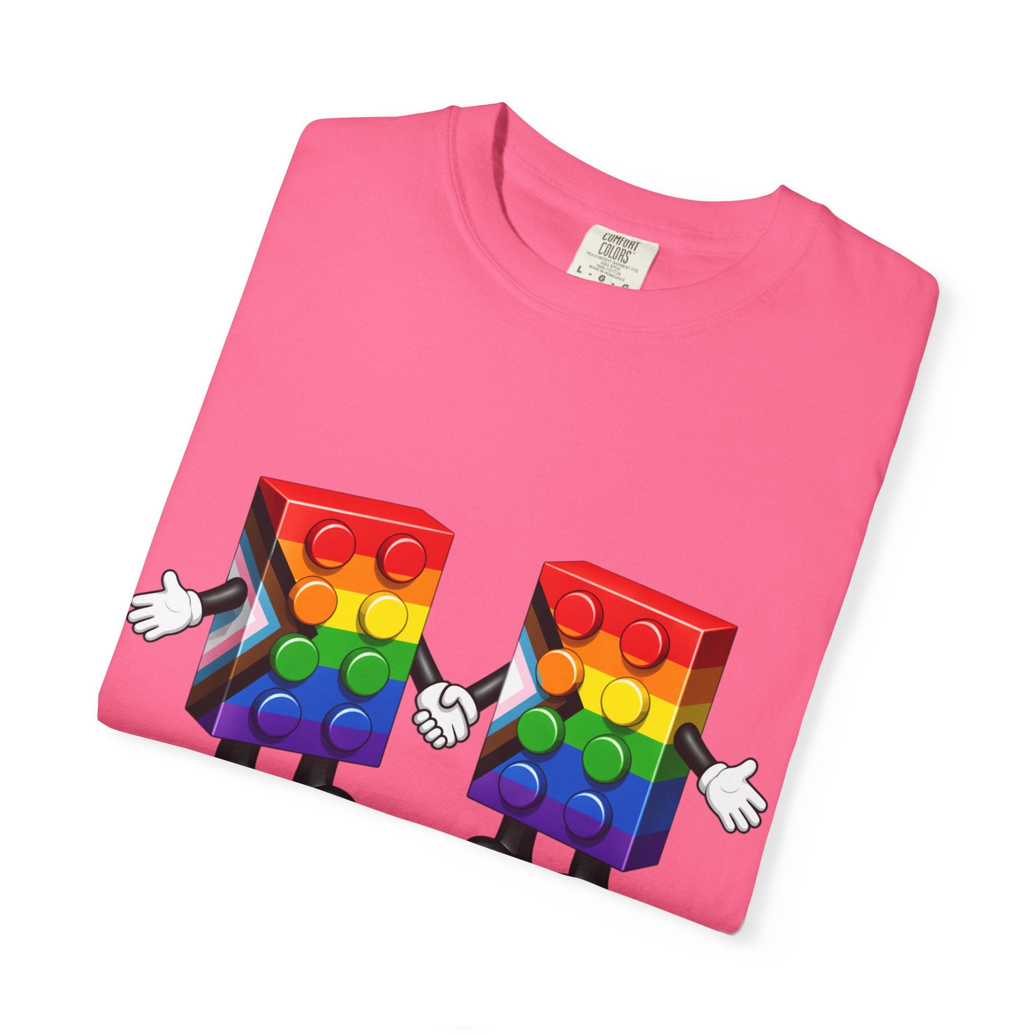 We Just Click—Pride Flag Tee