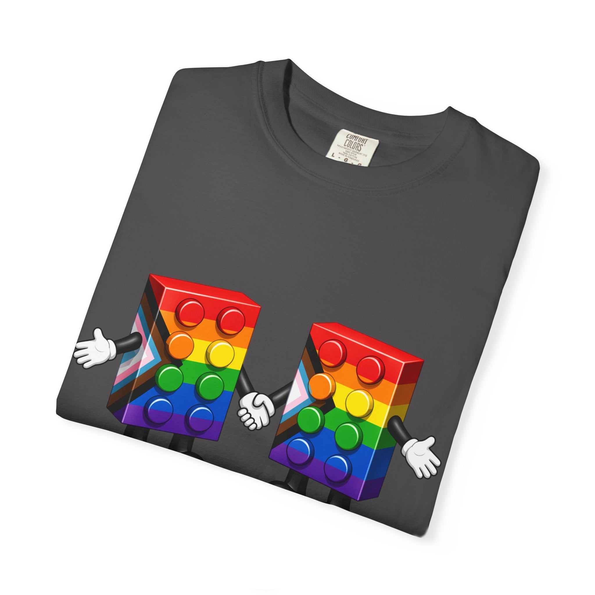 We Just Click—Pride Flag Tee