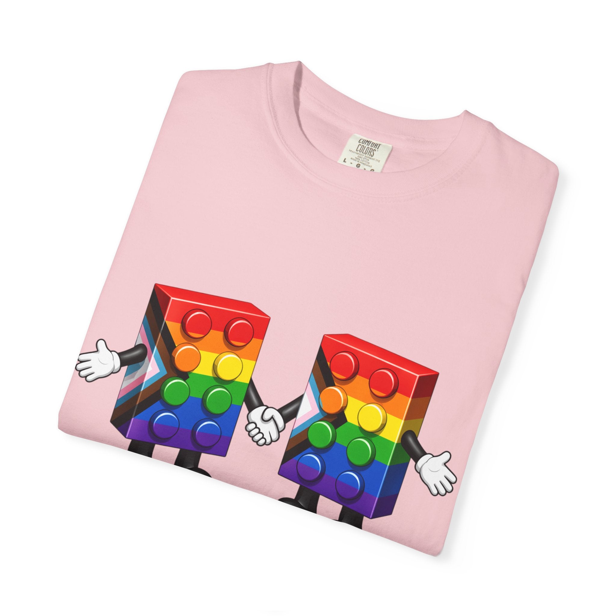 We Just Click—Pride Flag Tee