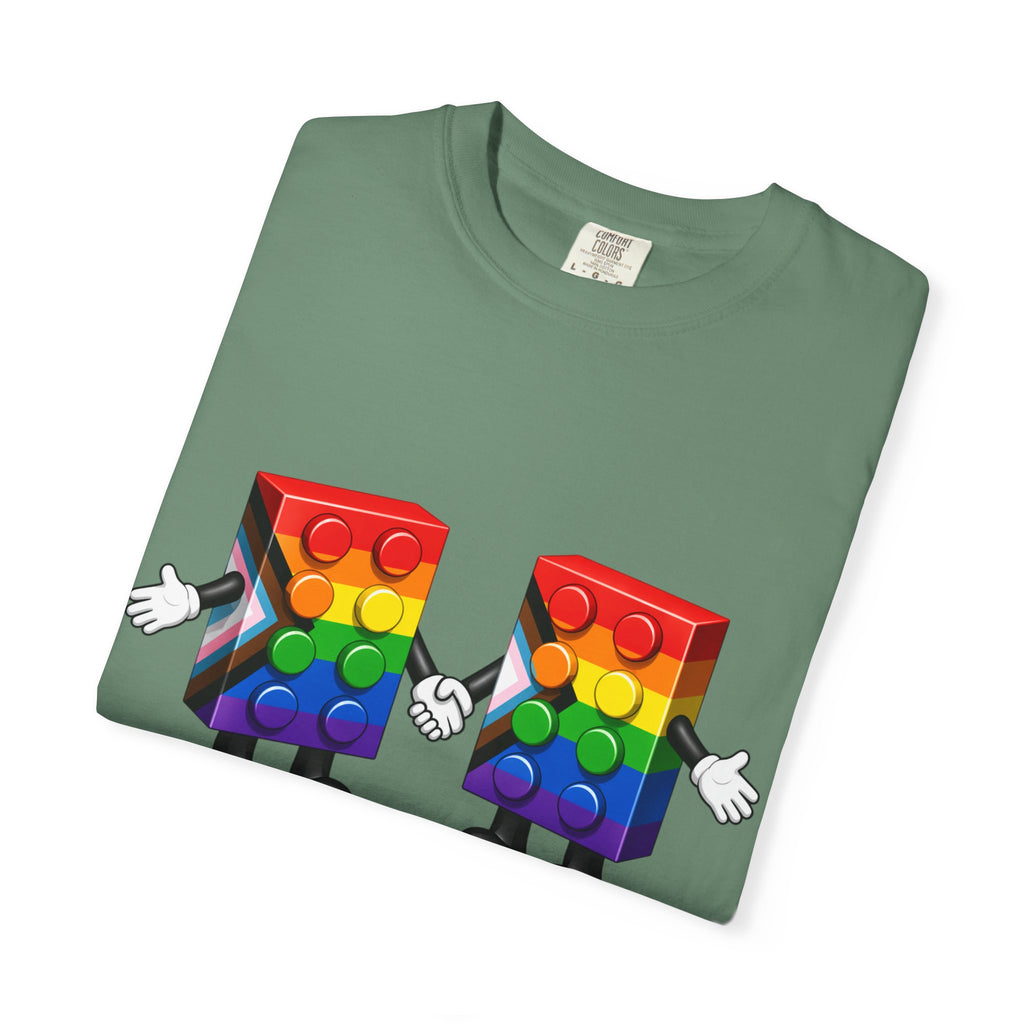 We Just Click—Pride Flag Tee