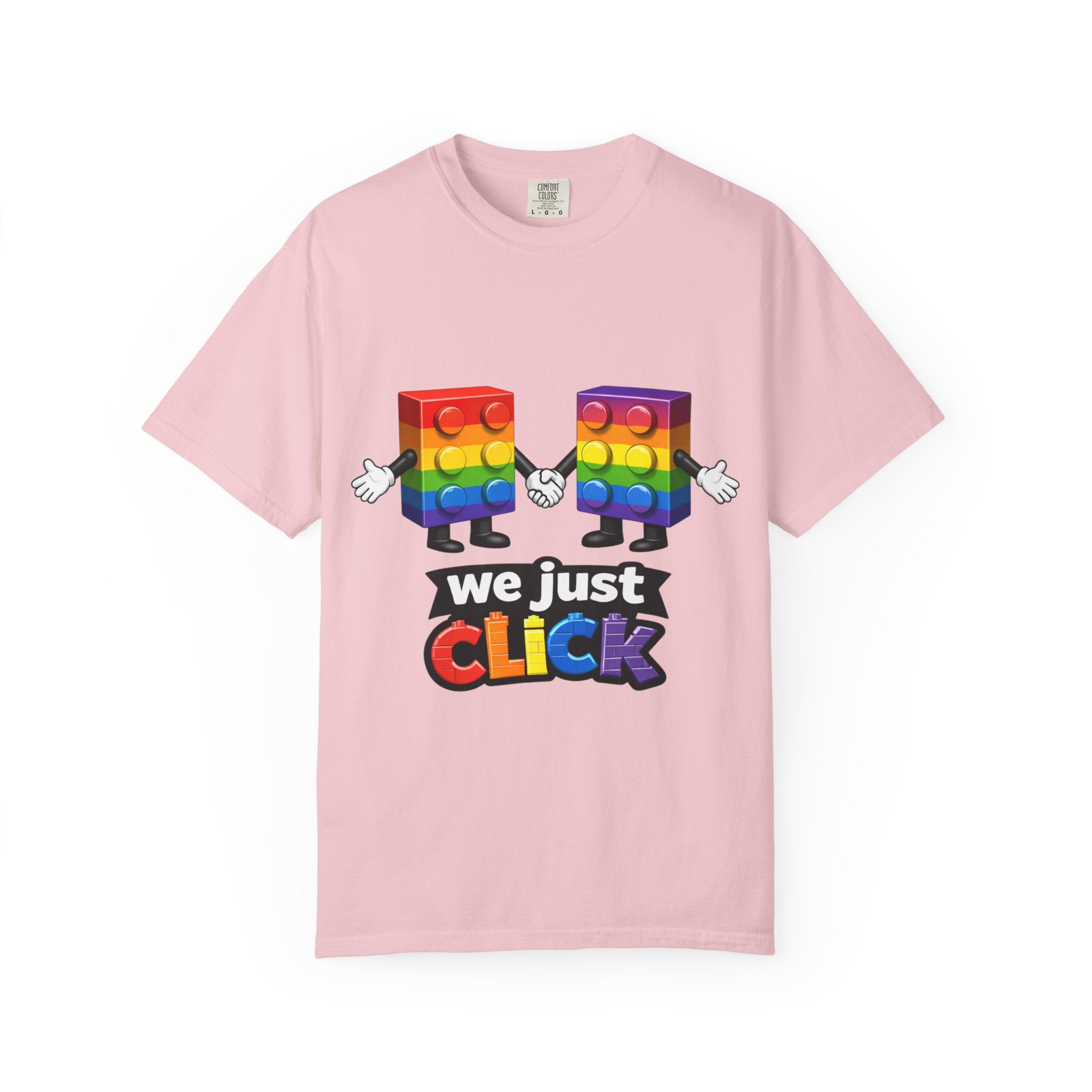 We Just Click—Rainbow Tee