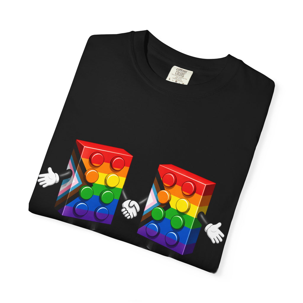 We Just Click—Pride Flag Tee