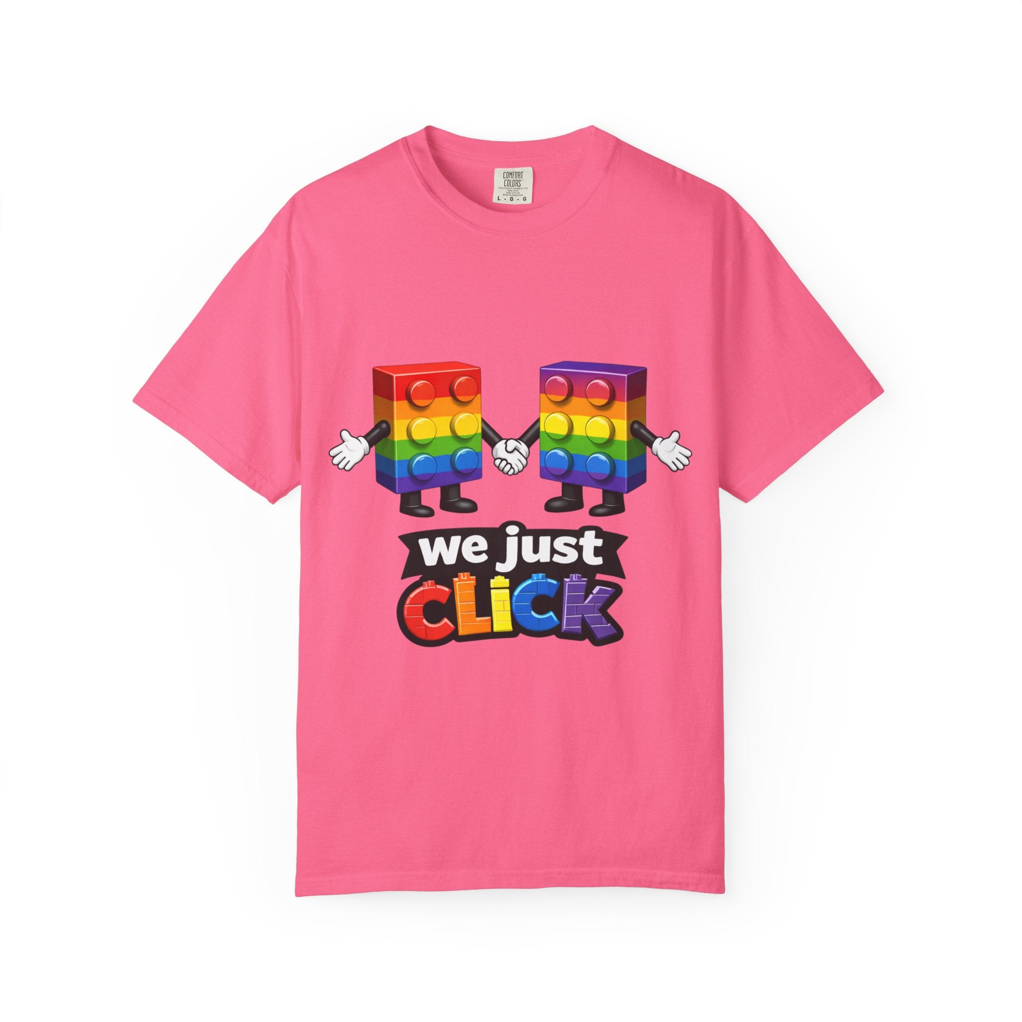 We Just Click—Rainbow Tee