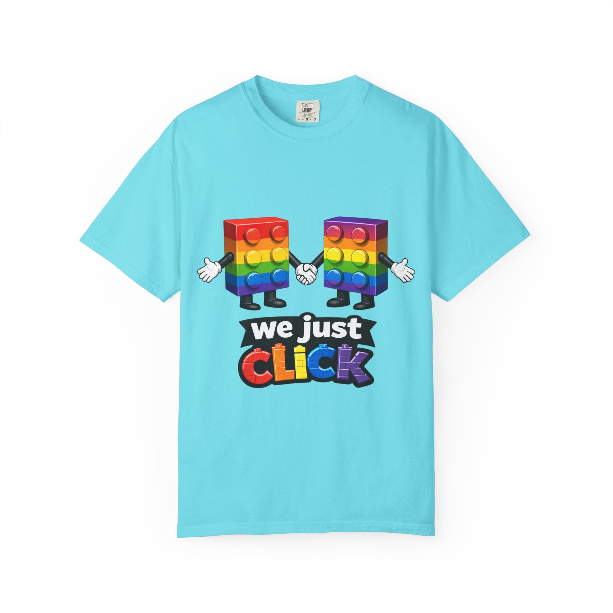 We Just Click—Rainbow Tee