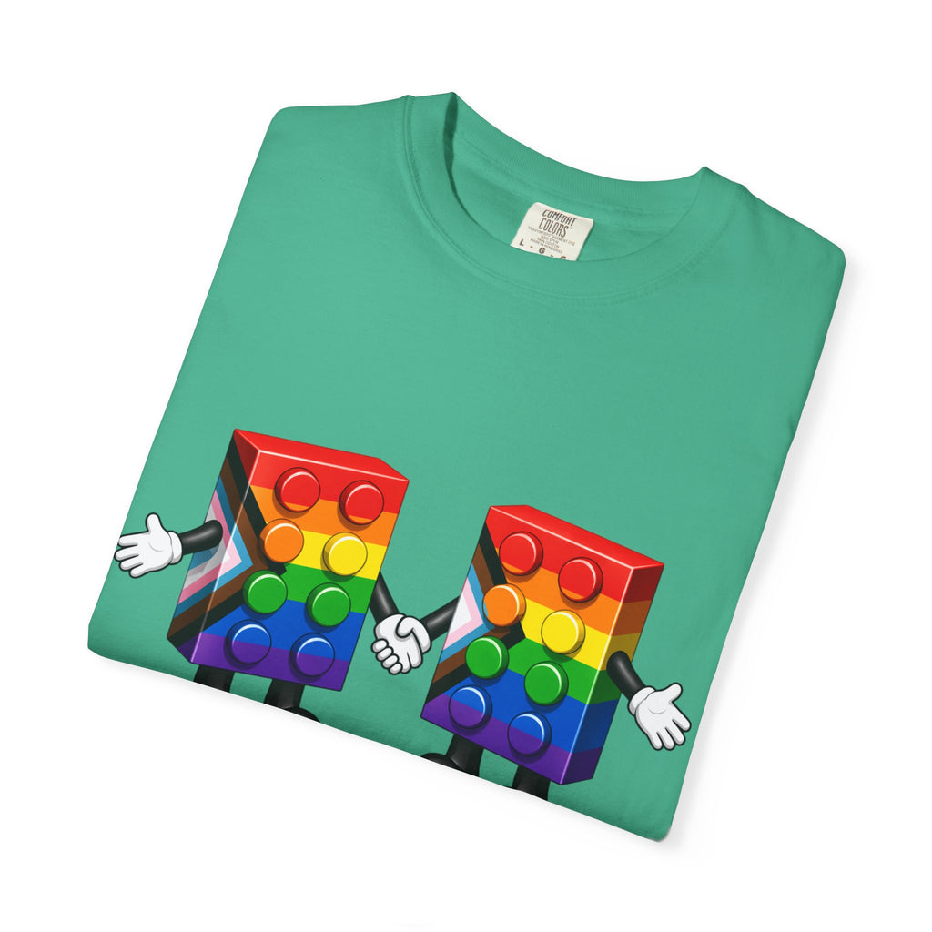 We Just Click—Pride Flag Tee