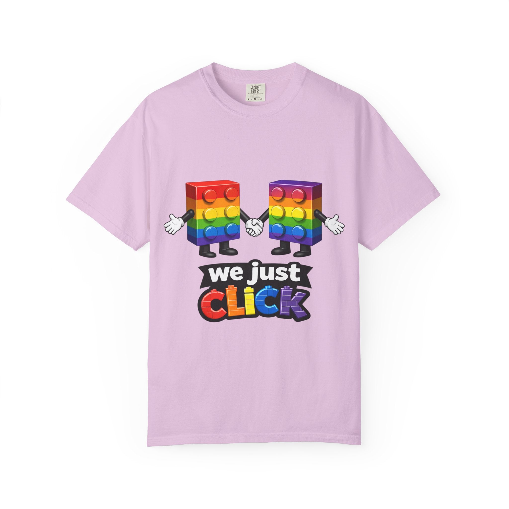 We Just Click—Rainbow Tee
