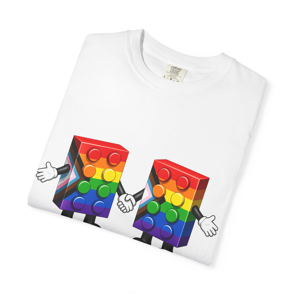 We Just Click—Pride Flag Tee
