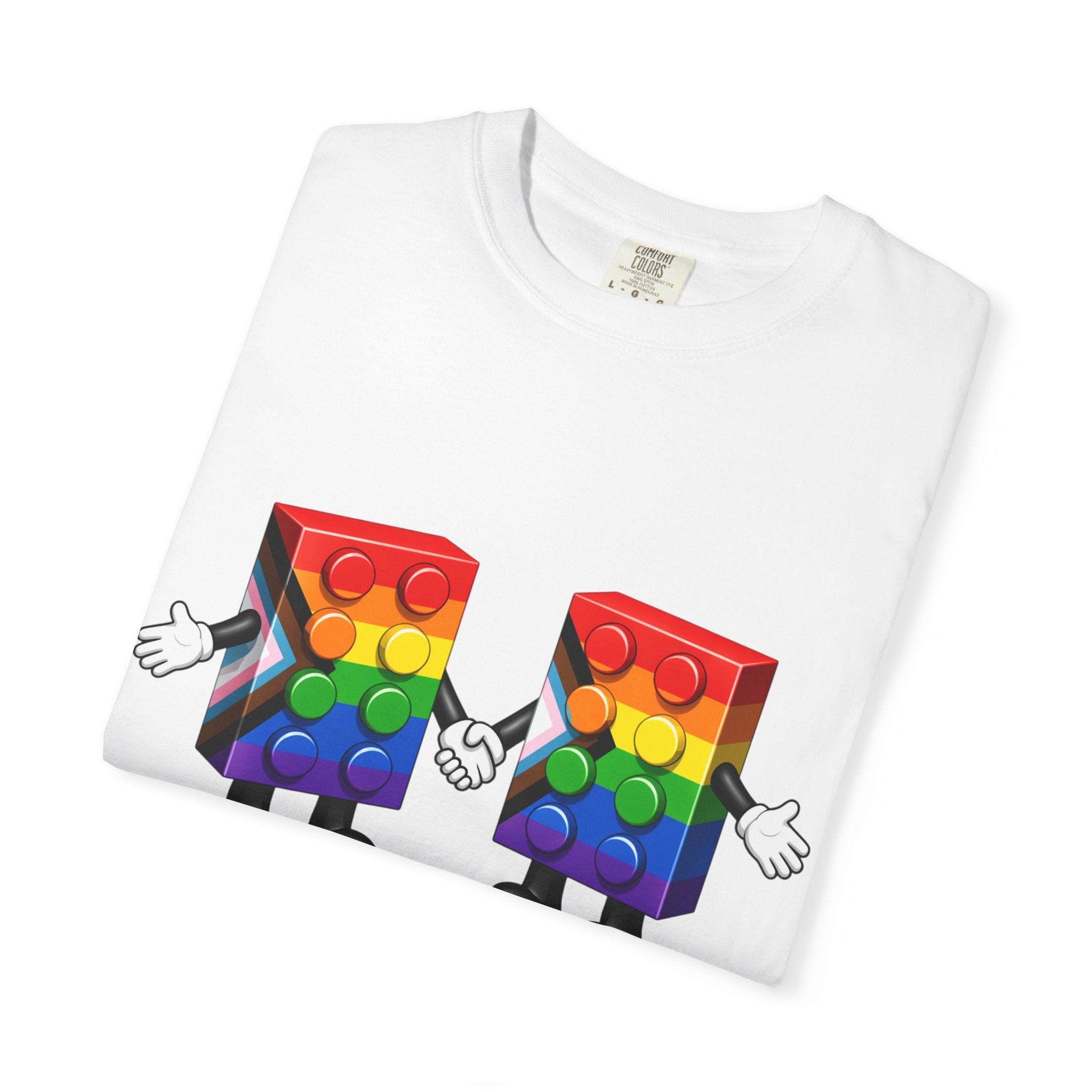 We Just Click—Pride Flag Tee