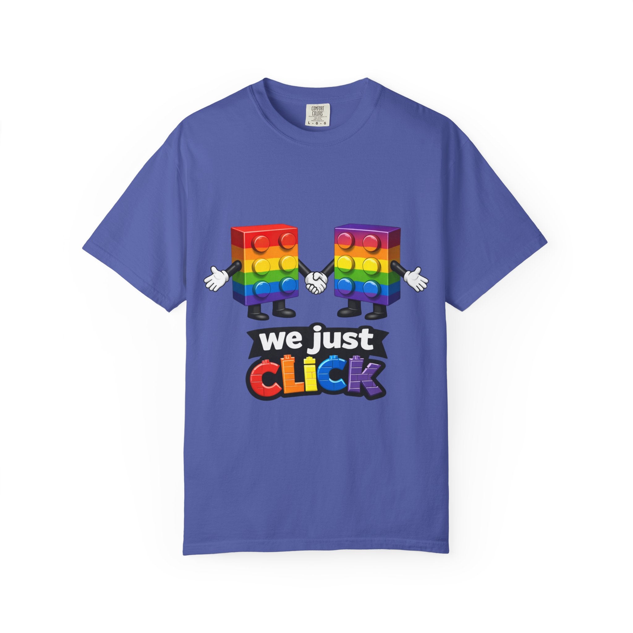 We Just Click—Rainbow Tee
