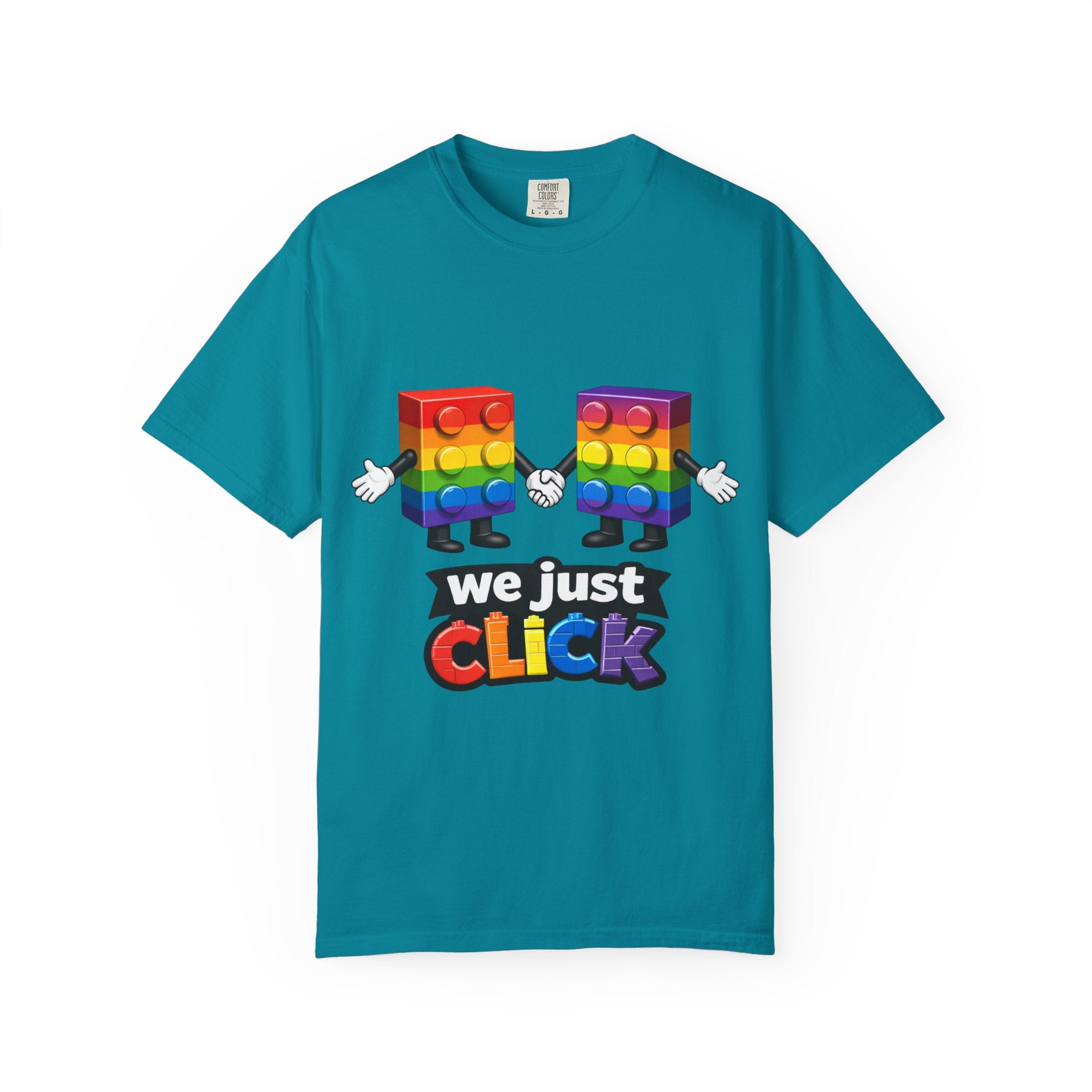 We Just Click—Rainbow Tee