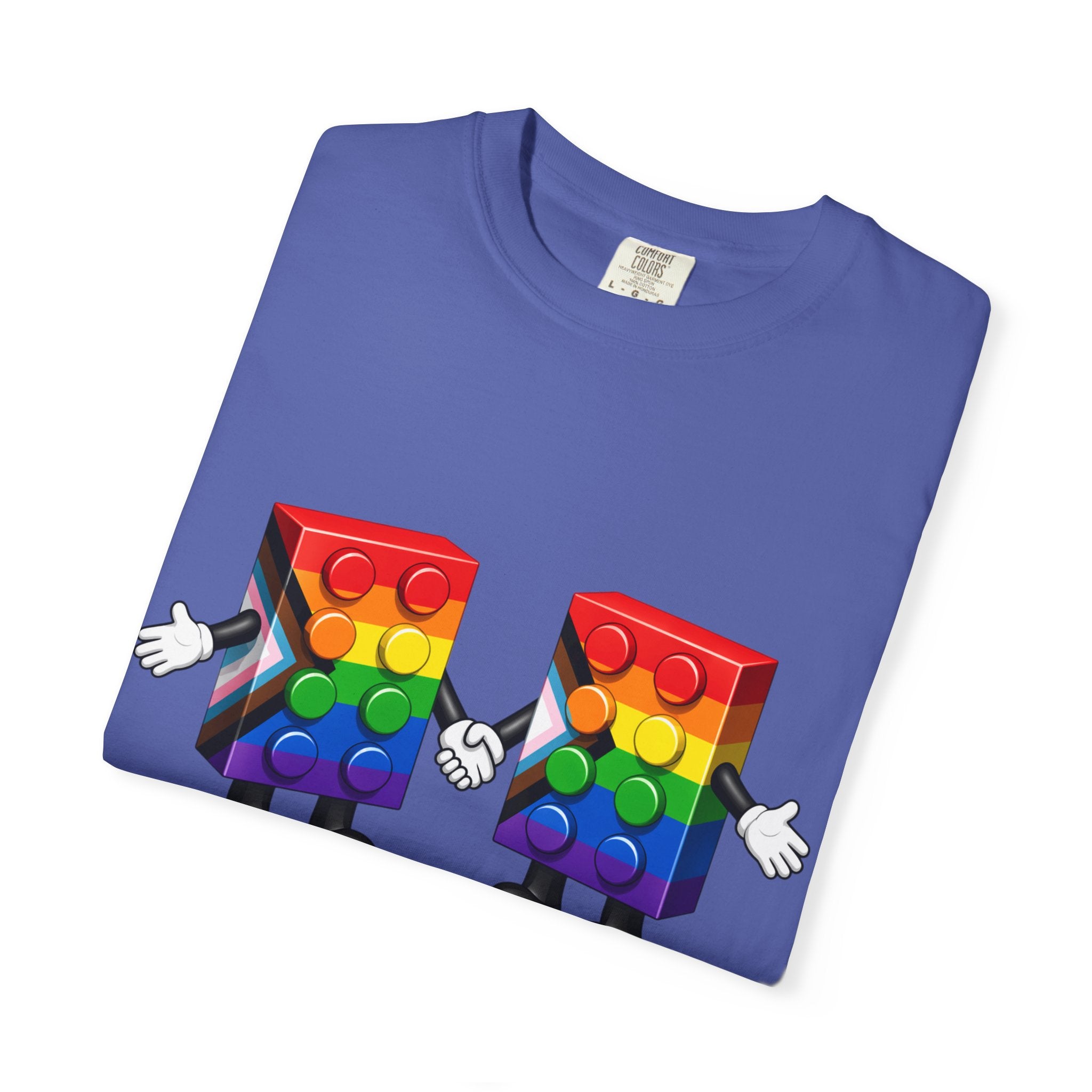 We Just Click—Pride Flag Tee