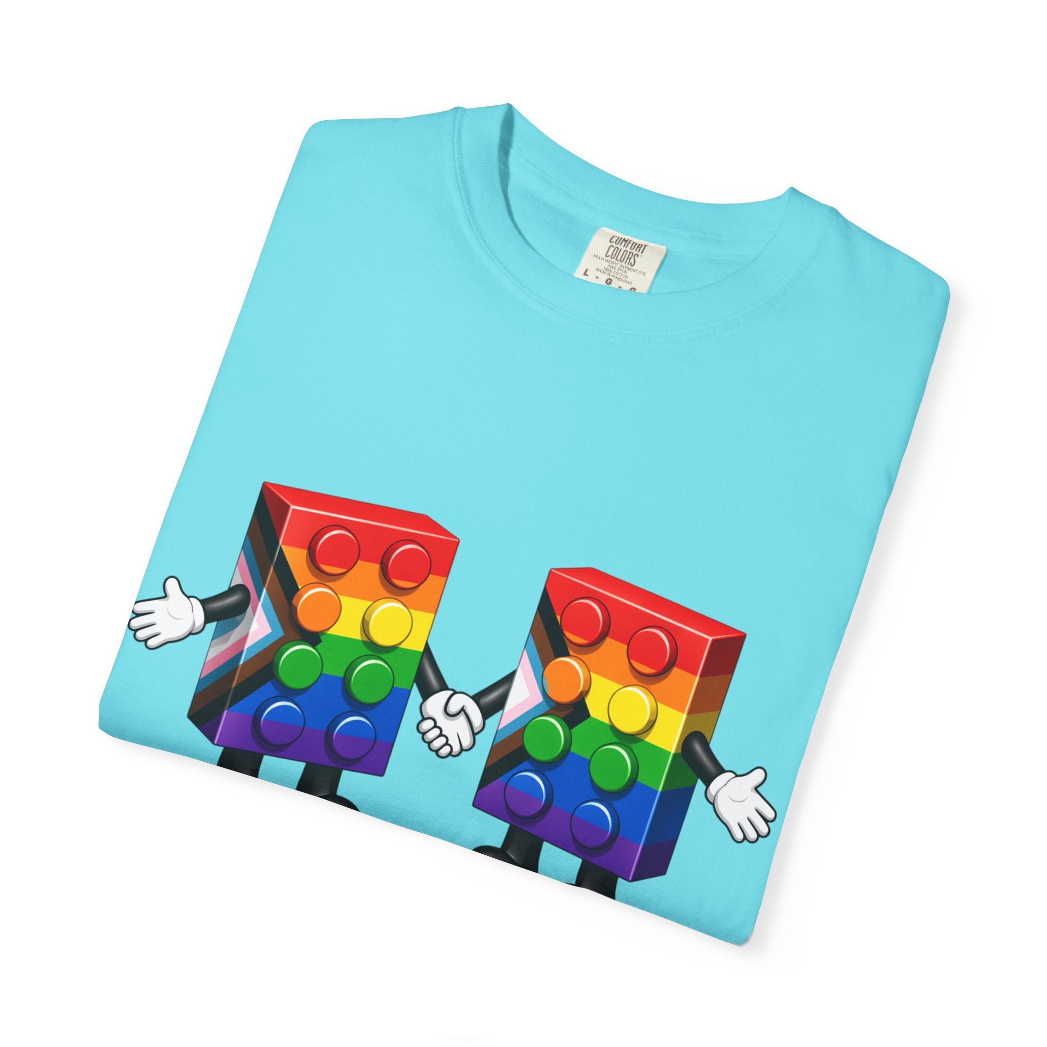 We Just Click—Pride Flag Tee