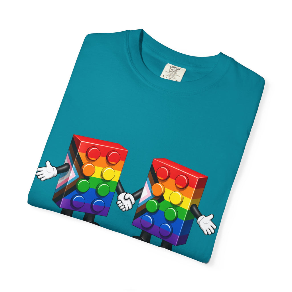 We Just Click—Pride Flag Tee